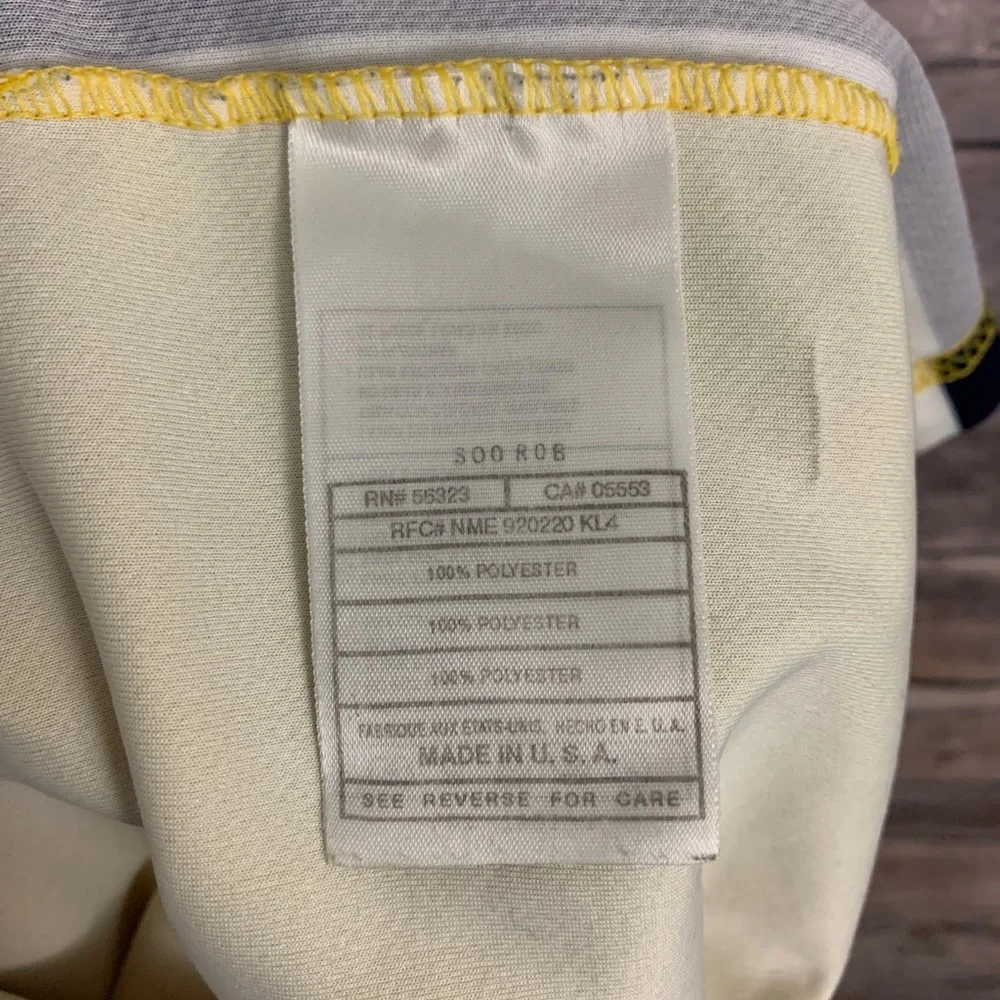 Vintage Michigan Wolverines #34 Yellow Jersey - Picture 5 of 6